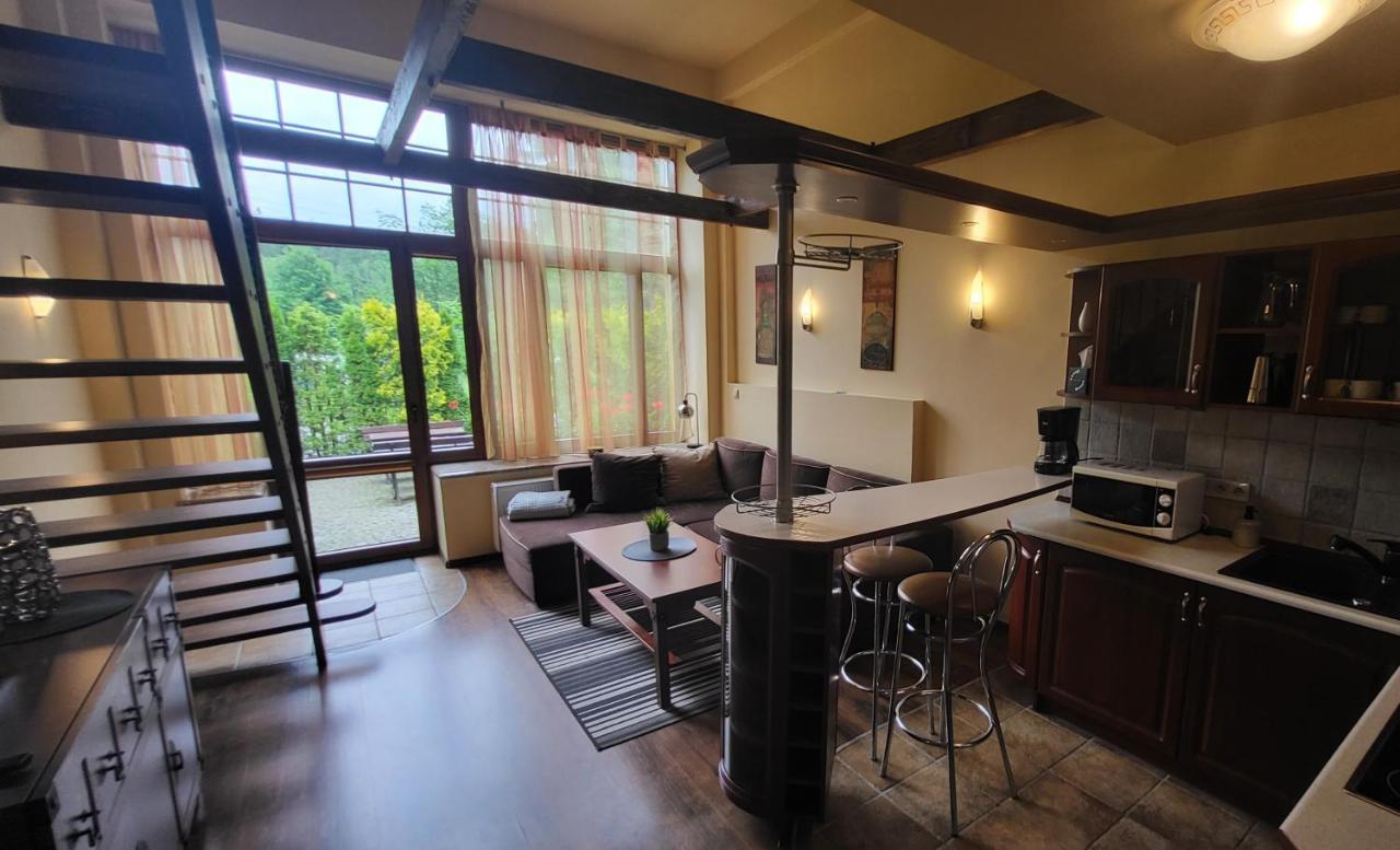 Apartament Jozefina 8 Dwupoziomowy Z Tarasem Szklarska Poreba Bagian luar foto