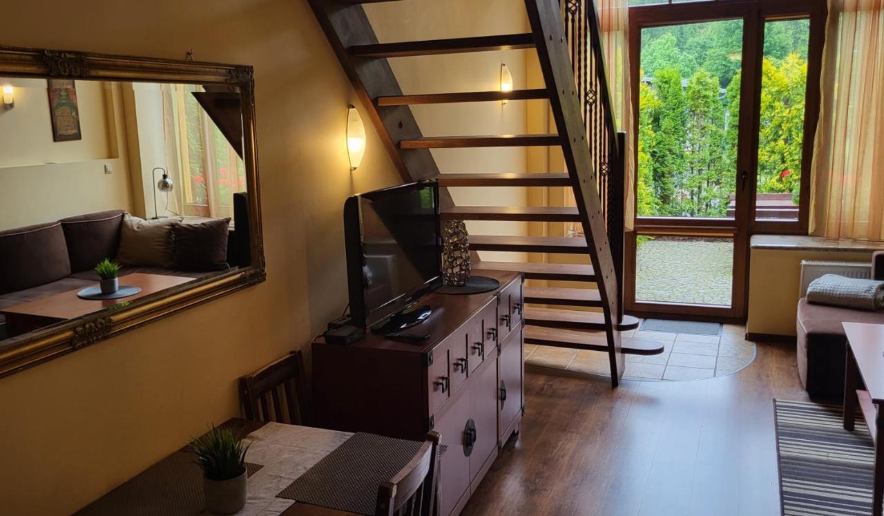 Apartament Jozefina 8 Dwupoziomowy Z Tarasem Szklarska Poreba Bagian luar foto